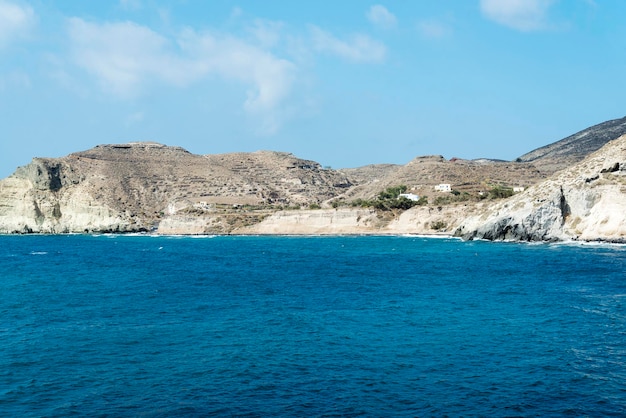 The sea and the mountains of Crete