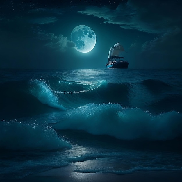 sea night