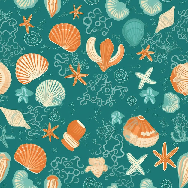 sea pattern seamless