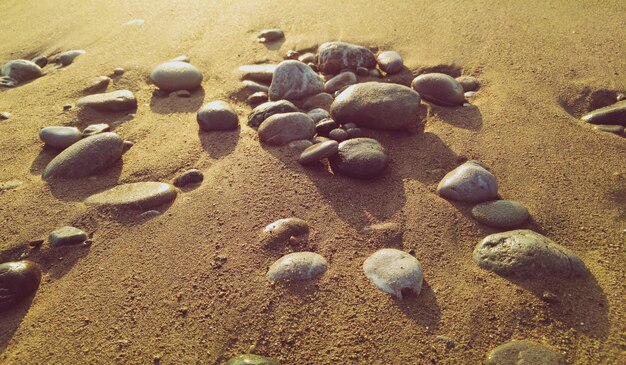 Sea pebble background