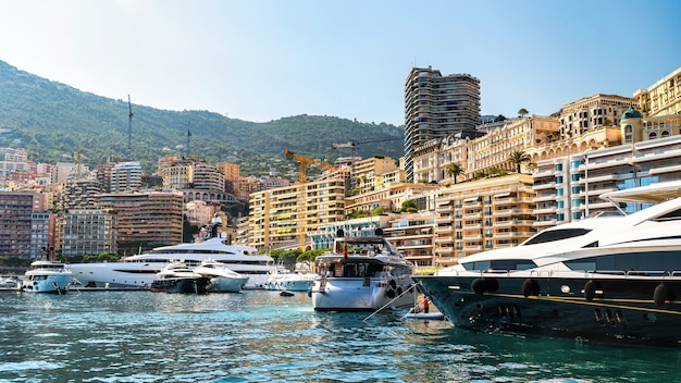 Photo sea poart of monaco