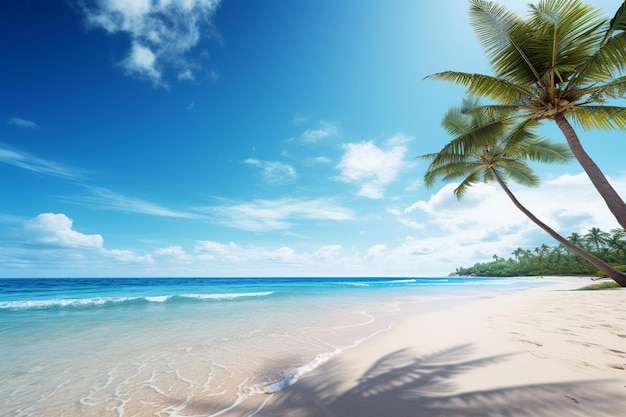 Sea sand beach summer tropical background