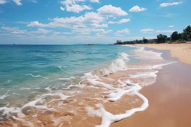 морской и песчаный пляж пейзаж профессиональная фотография