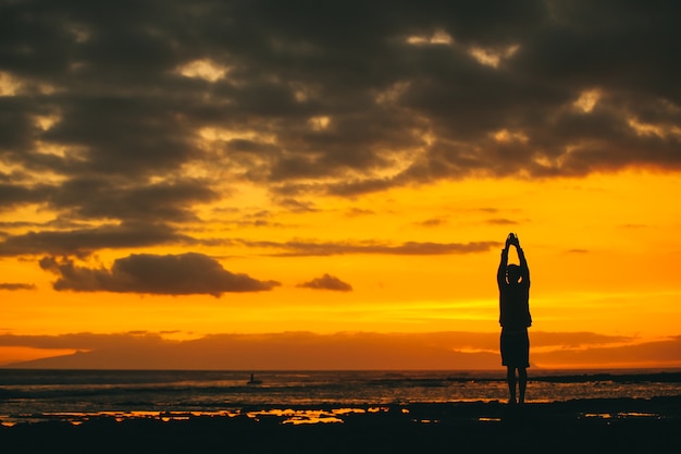 sea silhouette