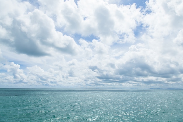 Photo sea and sky.