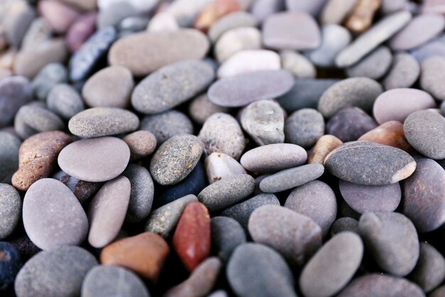 Sea stones as background