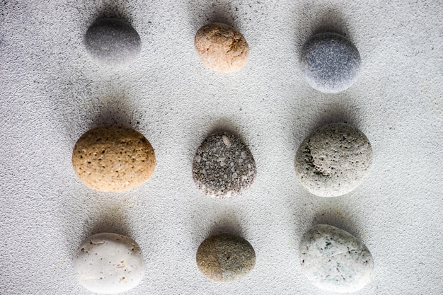 sea stones as a summer background
