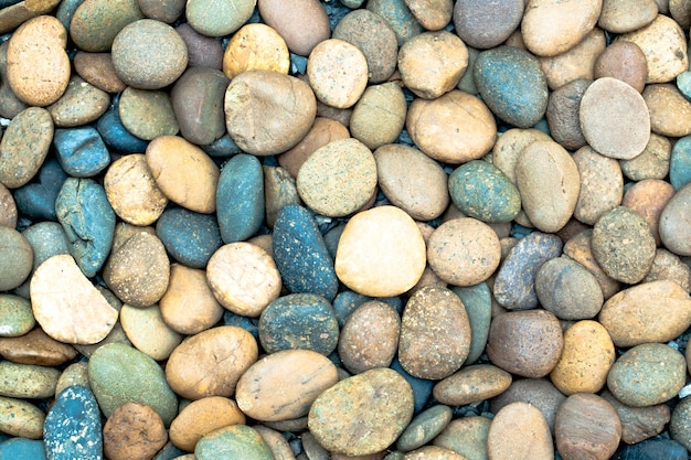 Sea stones background.