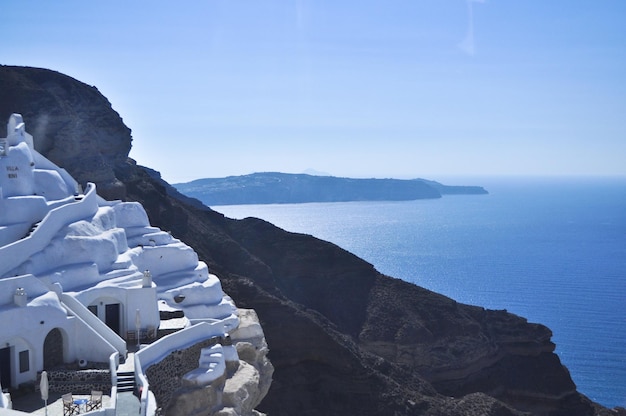 Sea summer landscape the Aegean sea and the Greek island