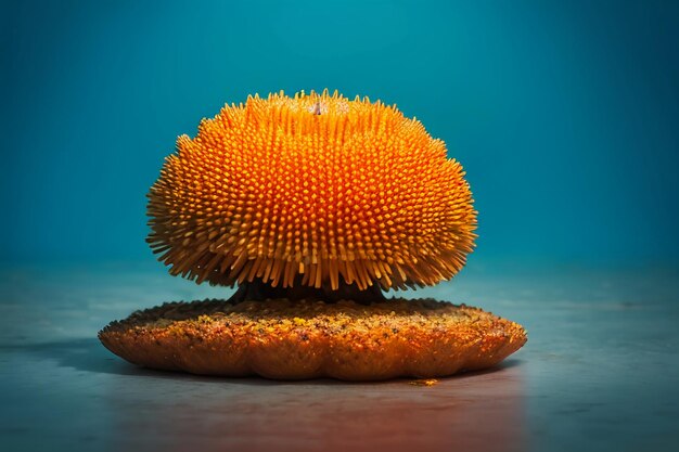 Photo sea urchin delicious seafood marine products food conch wallpaper background underwater world