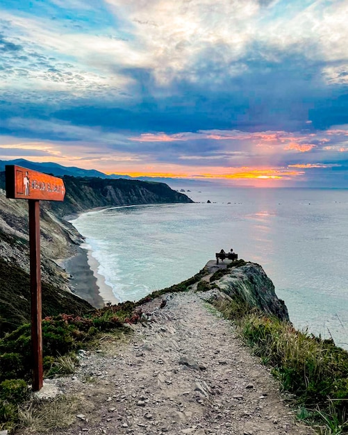 Foto vista mare dal belvedere