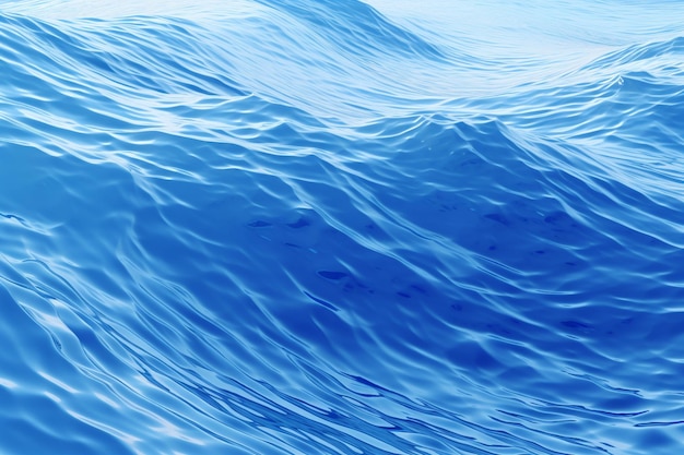 Photo sea wave pattern in blue