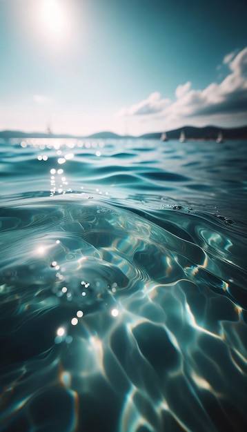 sea waves close up during the day