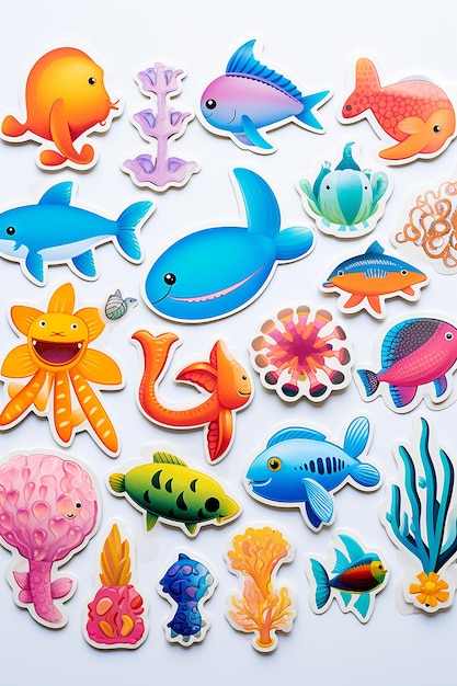 Sea world stickerkaart