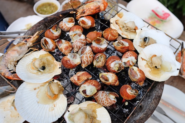 Seafood barbecue