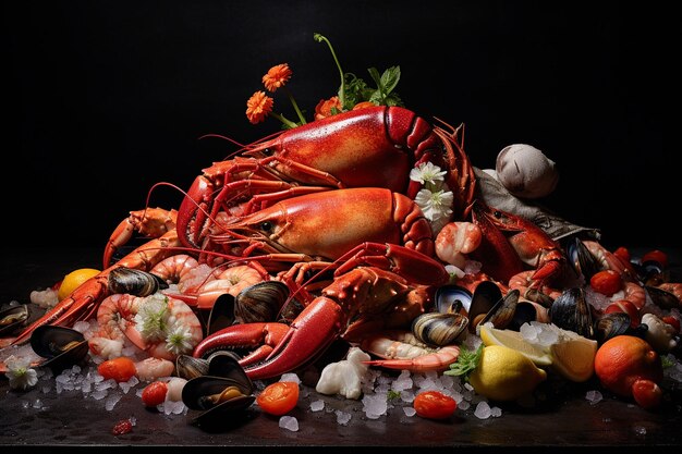 Seafood New Year Festive Feasts