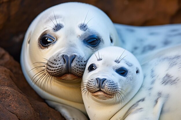 Photo seal snuggles