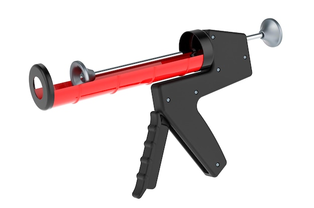 Sealant gun 3D rendering