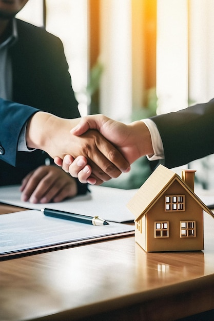 Sealing the Contract Real Estate Agent Ensures Smooth Home Purchase Agreement Signing