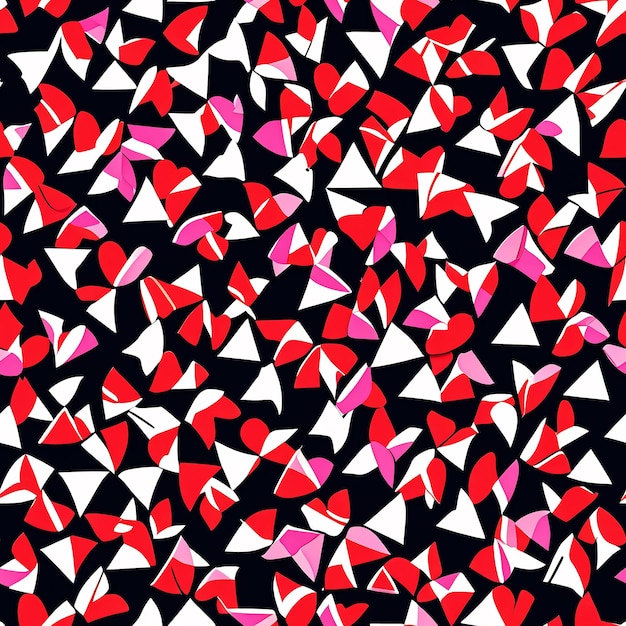 a seam pattern with triangles