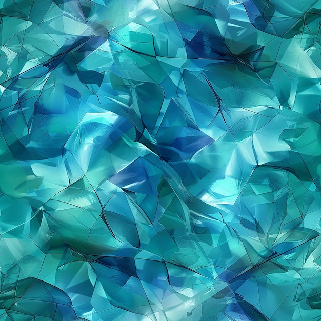 Seamless abstract aquamarine background design art pattern