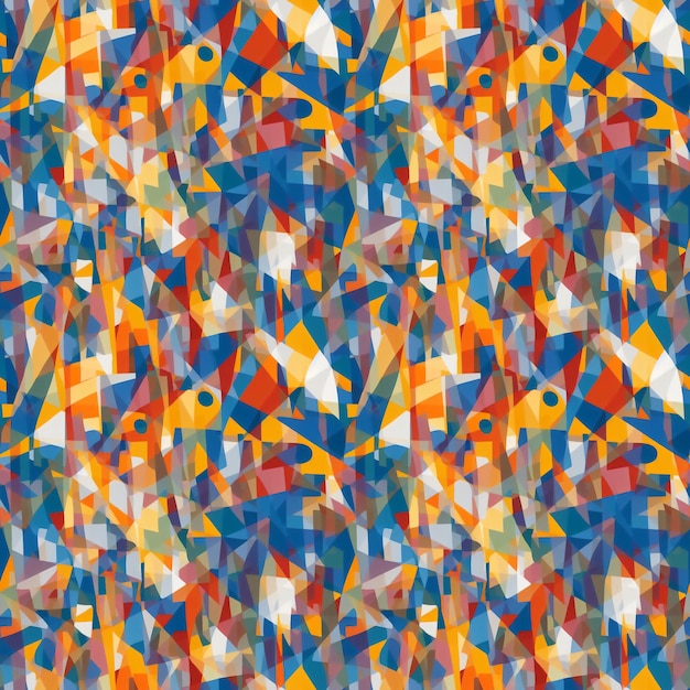 Seamless abstract geometric pattern