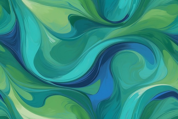 seamless abstract green and blue background
