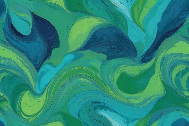 Photo seamless abstract green and blue background