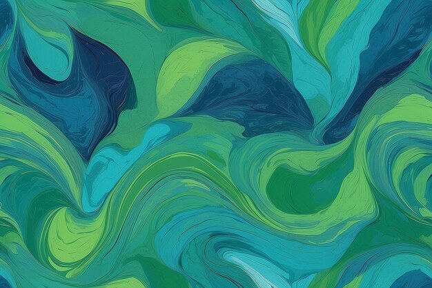 seamless abstract green and blue background