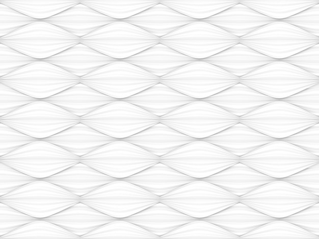 Photo seamless abstract modern white curve artwork style wall background.