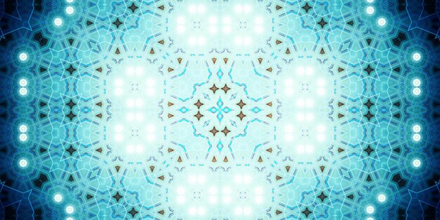 Photo seamless abstract pattern panoramic abstract texture kaleidoscope panoramic background