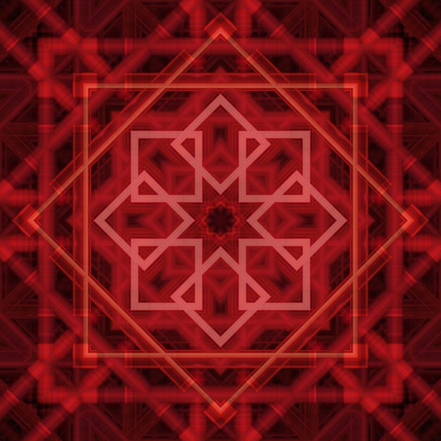 Бесшовный абстрактный узор Квадратный фон из линий и узоров Калейдоскоп текстур
