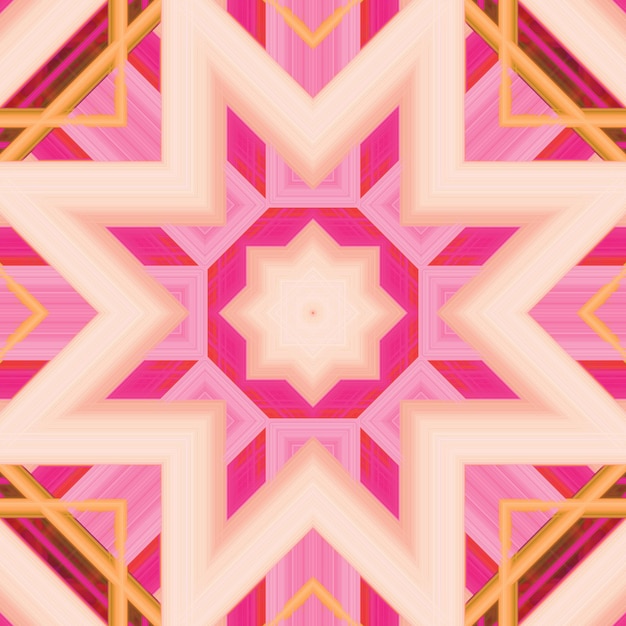 Seamless abstract pattern Square background of lines and patterns Kaleidoscope of textures