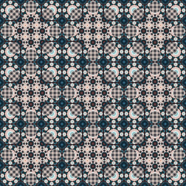 seamless abstract pattern. Square seamless background. rich artistic background