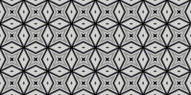 Seamless abstract patterns Background of rhombus and triangle patterns Star patterns Fashion trends