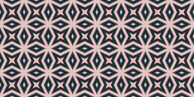 Photo seamless abstract patterns background of rhombus and triangle patterns star patterns fashion trends