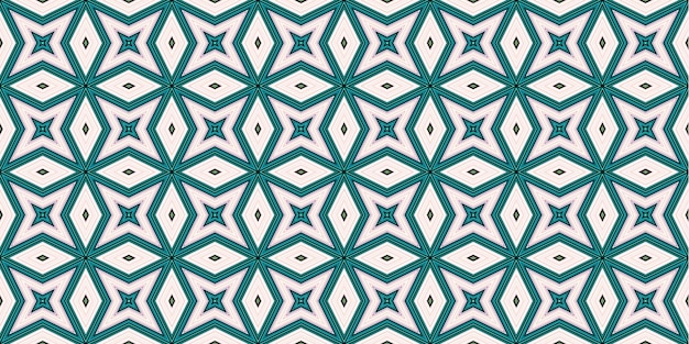 원활한 추상 패턴 마름모와 삼각형 패턴의 배경 스타 패턴 패션 트렌드