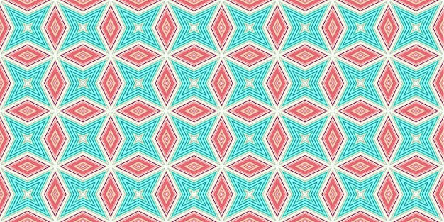 Seamless abstract patterns Background of rhombus and triangle patterns Star patterns Fashion trends