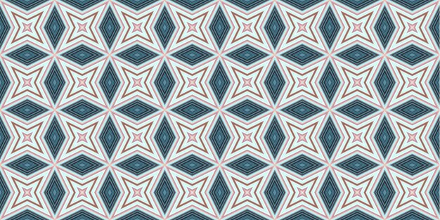 Photo seamless abstract patterns background of rhombus and triangle patterns star patterns fashion trends