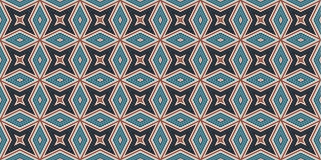 Seamless abstract patterns Background of rhombus and triangle patterns Star patterns Fashion trends