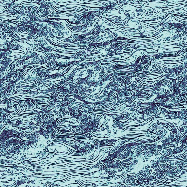 Photo seamless abstract rough seas vintage noisy style contemporary tileable nautical water