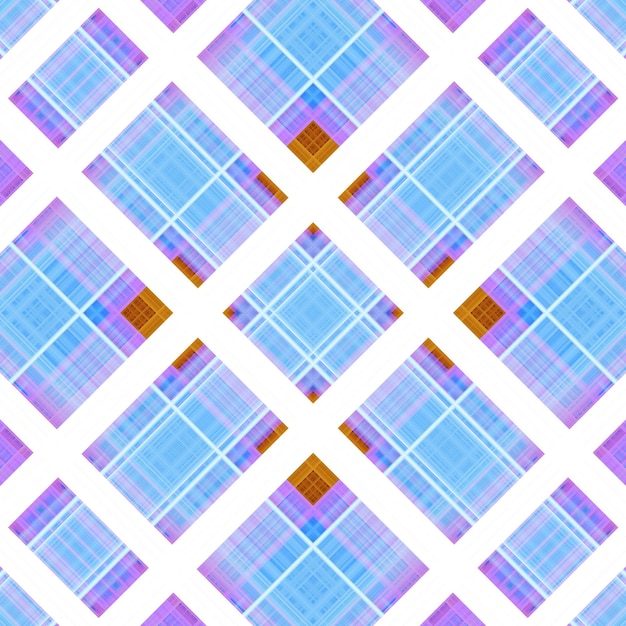 Seamless abstract Scottish patterns Patterns of rhombuses and lines Digital random patterns