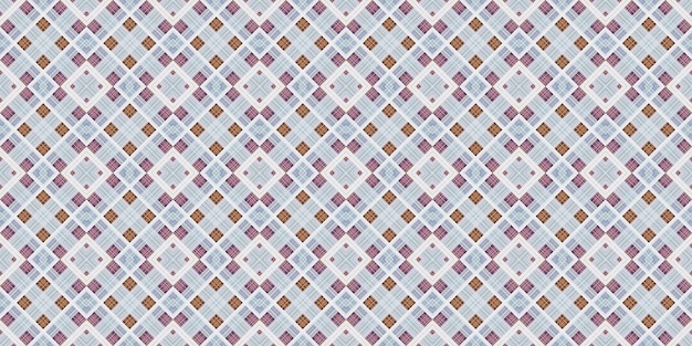 Seamless abstract Scottish patterns Patterns of rhombuses and lines Digital random patterns