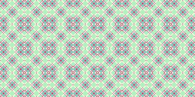 Seamless abstract Scottish patterns Patterns of rhombuses and lines Digital random patterns