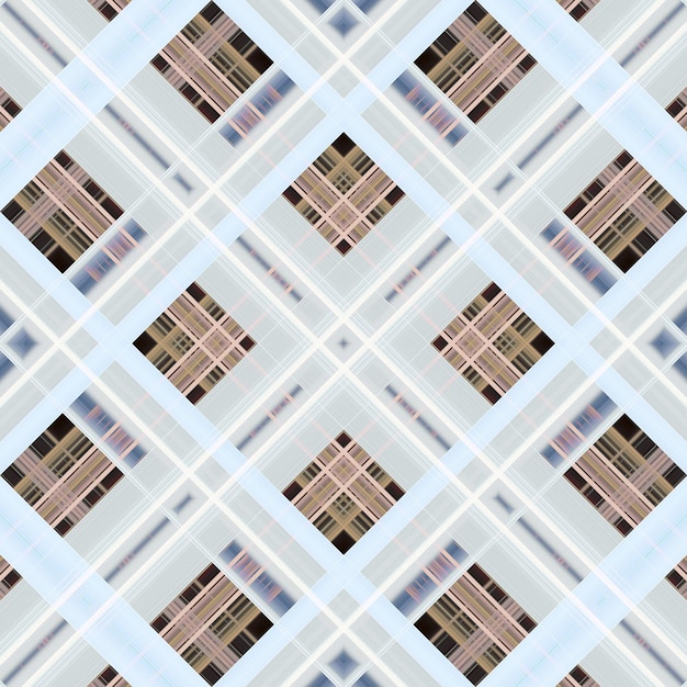 Seamless abstract Scottish patterns Patterns of rhombuses and lines Digital random patterns