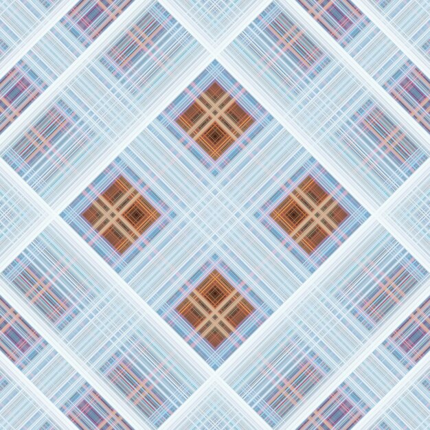 Seamless abstract Scottish patterns Patterns of rhombuses and lines Digital random patterns