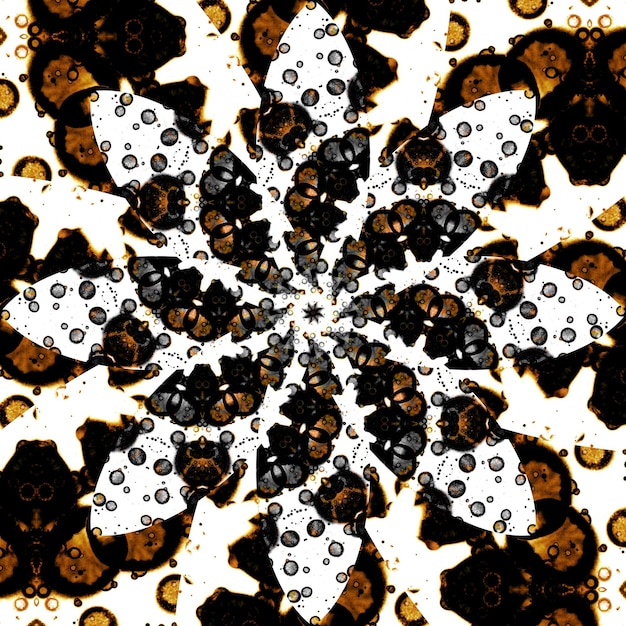원활한 추상 사각형 패턴 대칭 둥근 패턴 작가 패턴
