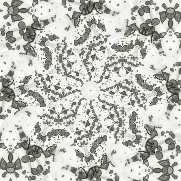 無縫の抽象的な正方形パターン 対称的な丸いパターン 作者のパターン