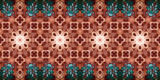 Бесшовный абстрактный рисунок полос Широкая бесшовная текстура Калейдоскоп