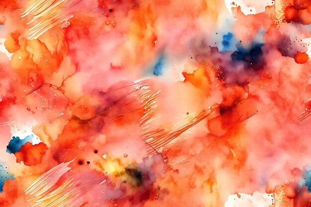 Seamless abstract watercolor pattern handdrawn illustration